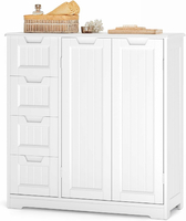 Xbro AP67 szafka kuchenna stojąca 81 x 30 x 83 cm – 4 szuflady, 2 drzwi, biała