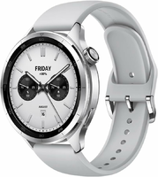 Xiaomi Watch S4 - smartwatch AMOLED 1,43 cala z obrotową koronką, srebrny