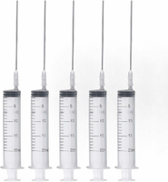 Yusat 5 strzykawek 20 ml z płaskimi igłami 10 cm – akcesoria do regeneracji tuszu