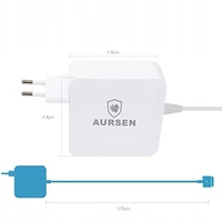 Zasilacz do MacBook zamiennik Aursen PA-60W 16.5V widok z przodu