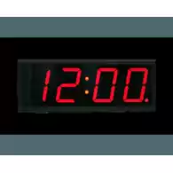 Zegar ścienny połączony z internetem Galleon Systems 020919 LED widok z przodu
