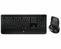Zestaw bezprzewodowej klawiatury i myszki LOGITECH MX800 AZERTY widok z przodu.