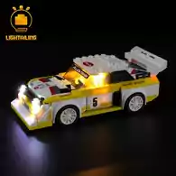Zestaw oświetlenia LED LIGHTAILING dla zestaw klocków 76897 LEGO widok z boku.