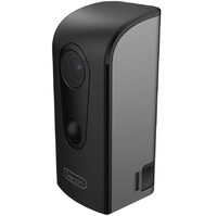 Zewnętrzna bezprzewodowa kamera domofon Freecam C380 WiFi Black widok z przodu.