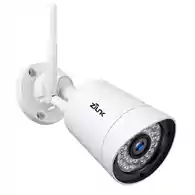 Zewnętrzna kamera bezpieczeństwa ZILINK DH23H 1080P IP66 biała widok z przodu.