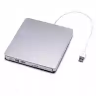 Zewnętrzna nagrywarka DVD CD Ultra Slim USB3.0 widok z przodu.
