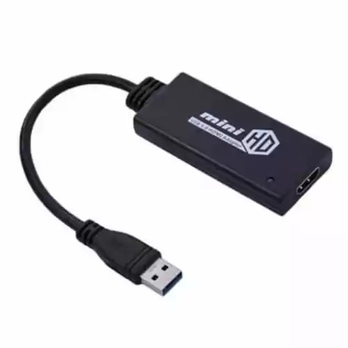 Adapter konwerter przejściówka USB 3.0 do HDMI-A 1080P widok urządzenia 