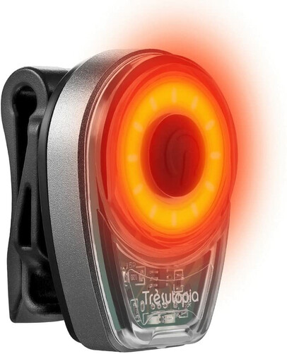 Akumulatorowa lampa sportowa na rękę do roweru Trèsu Topia Twinkler LED czerwony widok z przodu