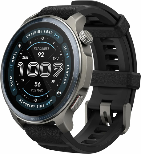 Amazfit Balance 2 47mm – smartwatch AMOLED, dwuzakresowy GPS, czarny