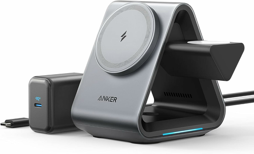 Anker 737 MagGo - stacja ładująca 3w1 MagSafe 15 W z zasilaczem