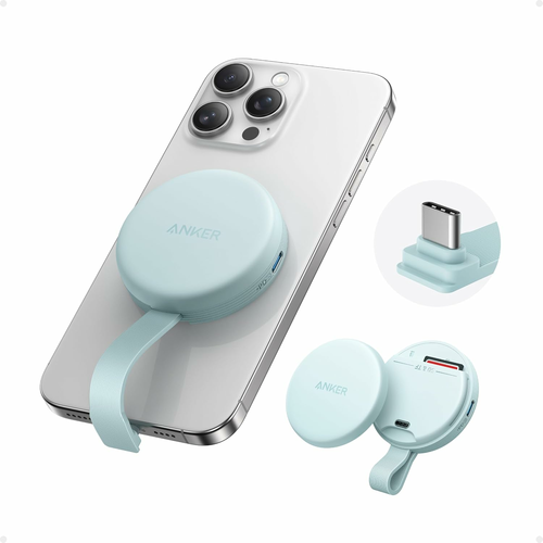 Anker MagGo magnetyczny czytnik kart SD i TF USB-C, zielony