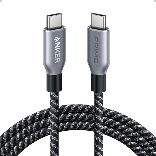 Anker Prime kabel USB-C USB-C 240 W, nylon, 1,8 m, czarny