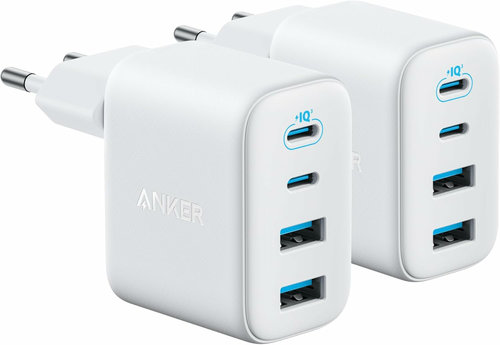 Anker Zolo ładowarka sieciowa 50 W – 2× USB-C + 2× USB-A, biała