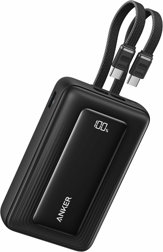 Anker Zolo powerbank 10000 mAh 35 W, dwa kable USB-C, czarny