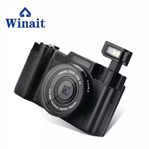 Aparat kamera cyfrowa ekran 3.0'' sensor CMOS WINAIT 24MP widok z przodu