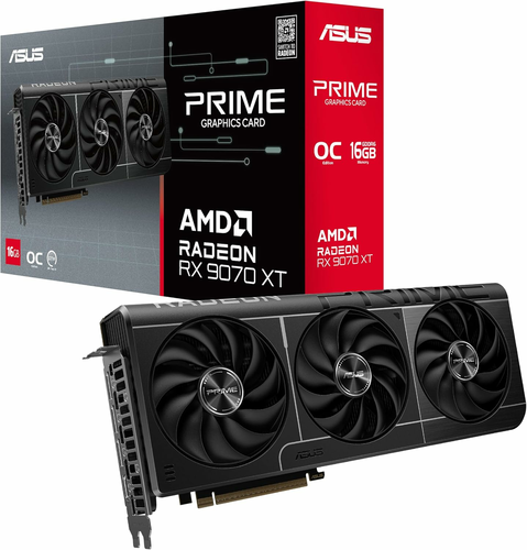 Asus Prime Radeon RX 9070 XT OC 16 GB – karta graficzna do gier
