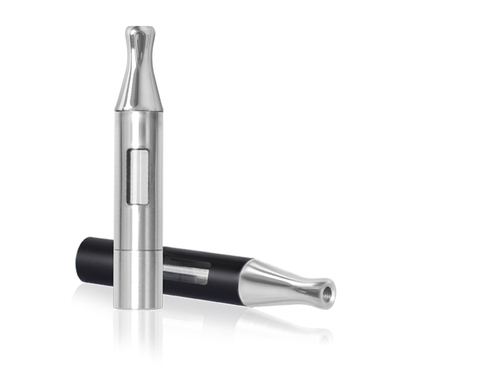 Atomizer clearomizer Joyetech eGo-CC srebrny widok z przodu.