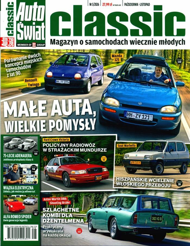 Auto Świat Classic nr 5/2026 – magazyn o samochodach klasycznych