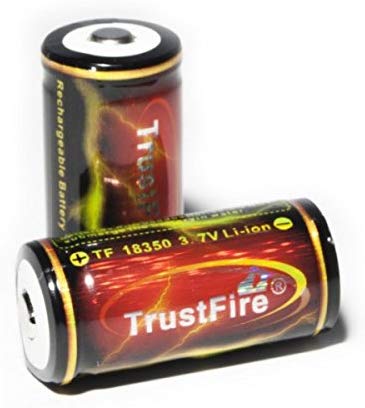 Bateria akumulator TrustFire TF 18350 1200mAh widok z przodu