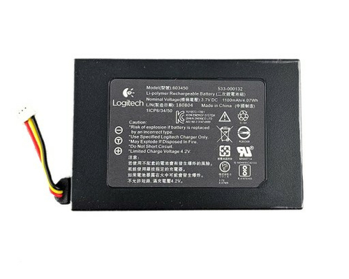 Bateria litowa do zestawów słuchawkowych LOGITECH G933 G533 widok z przodu