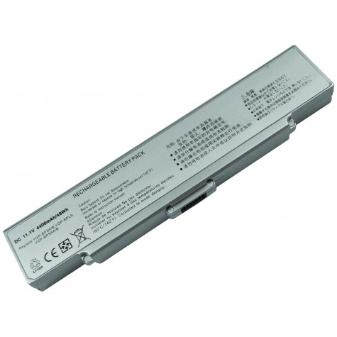 Bateria zamienna do laptopa Sony VGP-BPS9/S 4800mAh 11.1V widok z tyłu