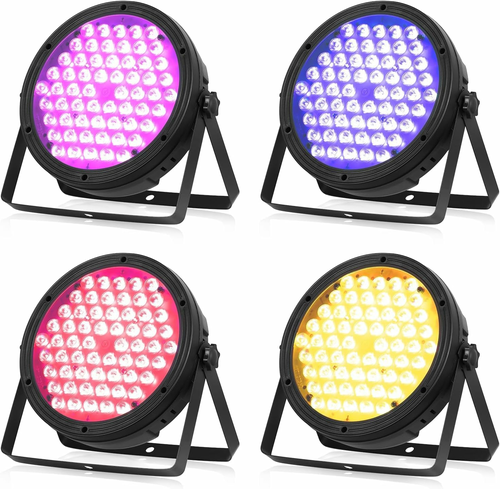 BETOPPER LPC120 zestaw 4 reflektorów LED PAR 120 W RGBW DMX