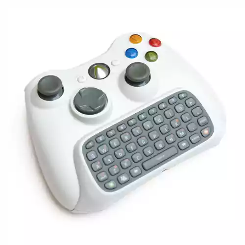 Bezprzewodowa klawiatura chatpad do pada Xbox 360 X814365-001 widok  z przodu