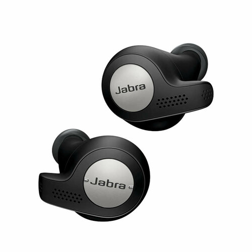 Bezprzewodowe słuchawki dokanałowe Jabra Elite 65T widok z przodu