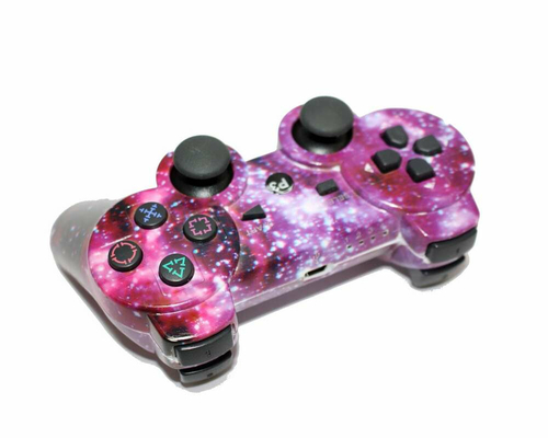 Bezprzewodowy kontroler Bluetooth dla SONY PS3 CECHZC2U galaxy widok z tyłu