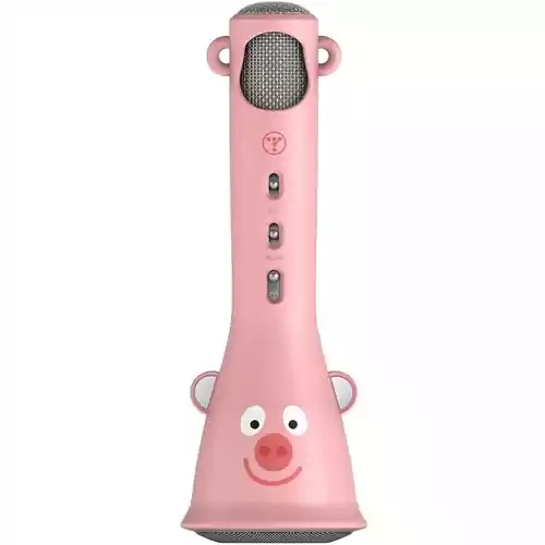 Bezprzewodowy mikrofon do karaoke dla dzieci TOSING X3 Bluetooth widok z przodu