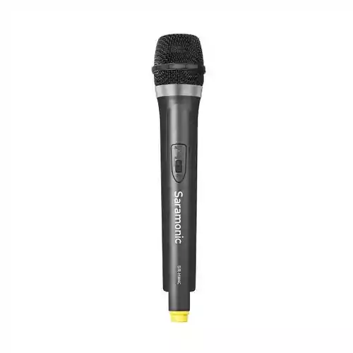 Bezprzewodowy mikrofon Saramonic SR-HM4C do karaoke widok z przodu