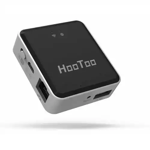 Bezprzewodowy router podróżny HooToo HT-TM02 USB 2,4GHz widok z boku