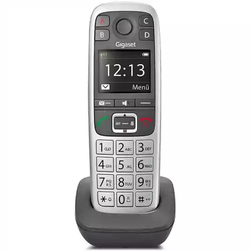 Bezprzewodowy telefon stacjonarny Gigaset E560H widok z przodu