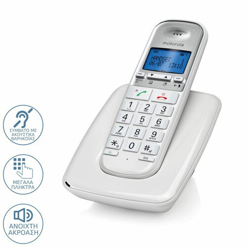 Bezprzewodowy telefon stacjonarny Motorola S3001 widok funkcji 