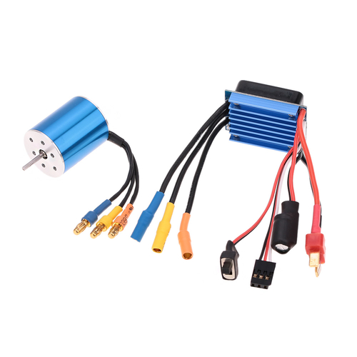 Bezszczotkowy silnik BL Motor 2430 7200KV widok zestawu