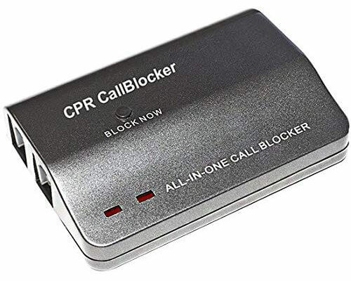 Bloker połączeń CPR V108 CallBlocker widok z przodu 