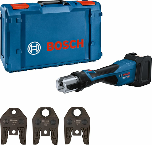 Bosch GPT 18V-32 Professional – zaciskarka do rur 32 kN, szczęki M15 M22 M28, XL-BOXX
