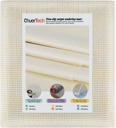 ChuerTech – podkład antypoślizgowy pod dywan 140 x 200 cm, do przycięcia
