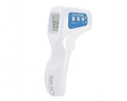 Cyfrowy termometr bezdotykowy VISIOMED ThermoFlash Evo LX-26 widok z przodu