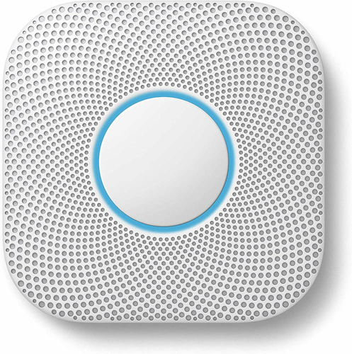 Czujnik dymu czadu Google Nest Labs Nest Protect 2 widok z przodu