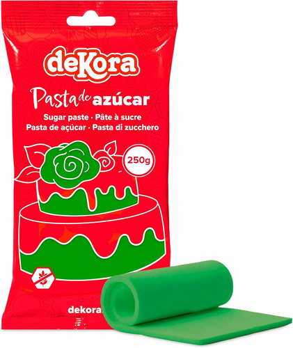 Dekora masa cukrowa szmaragdowozielona 250 g – fondant do tortów