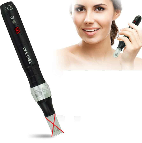 DermaPen mezoterapia TBPHP P10 mikrogłowica widok z przodu.