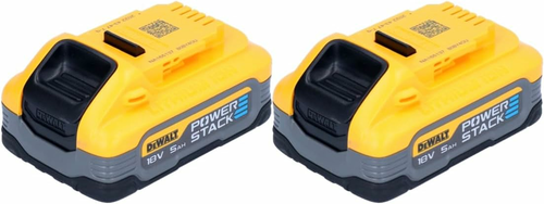 DeWALT DCBP518H2 zestaw 2 akumulatorów POWERSTACK XR 18V 5 Ah