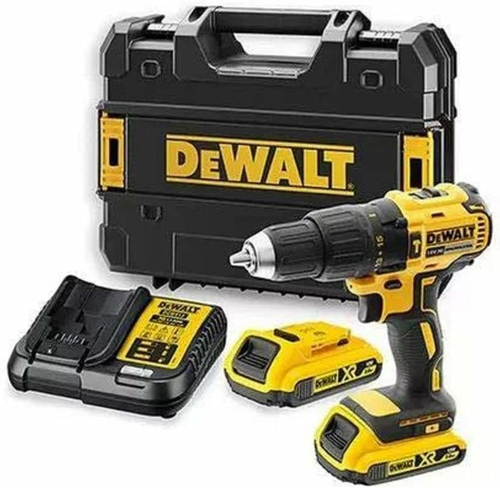 DeWALT DCD778D2T wiertarko-wkrętarka udarowa XR 18V 65 Nm – 2x2 Ah, ładowarka, TSTAK