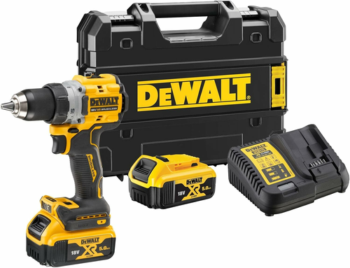 DeWALT DCD800P2T wiertarko-wkrętarka XR 18V 90 Nm – 2x5 Ah, ładowarka, walizka TSTAK