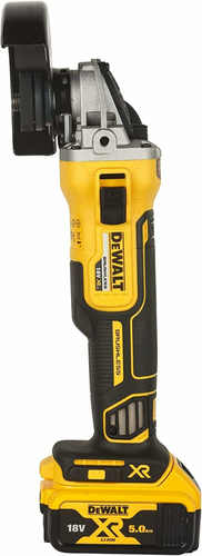 DeWALT DCG405P2 szlifierka kątowa XR 18V 125 mm – 2x5 Ah, ładowarka, walizka TSTAK