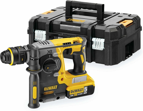 DeWALT DCH273P2T młotowiertarka SDS-Plus XR 18V 2,1 J – 2x5 Ah, ładowarka, TSTAK