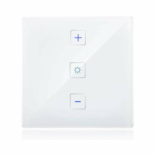 Dotykowy przełącznik światła HGZB-4D-UK ZigBee 3A sterowanie WiFi widok z przodu