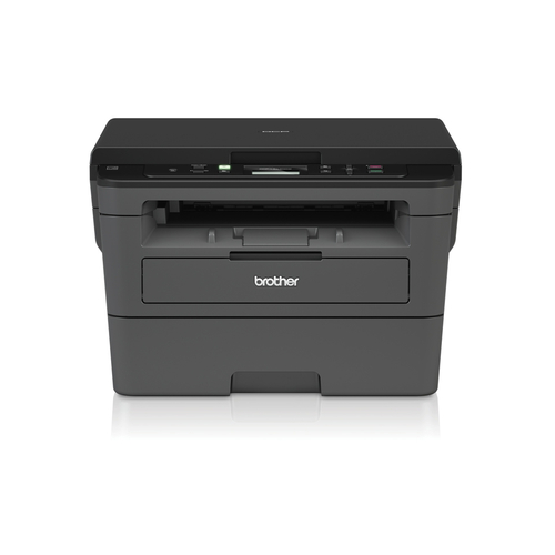 Drukarka laserowa urządzenie wielofunkcyjne Brother DCP-L2530DW 3w1 monochromatyczna widok z przodu