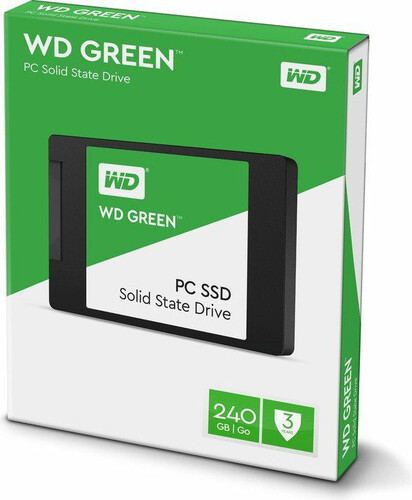 Dysk SSD WD Green WDS240G2G0A 240GB SATA3 szybki widok w opakowaniu
